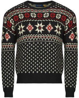 Polo Ralph Lauren Gebreide pullover in all-over look met ronde hals
