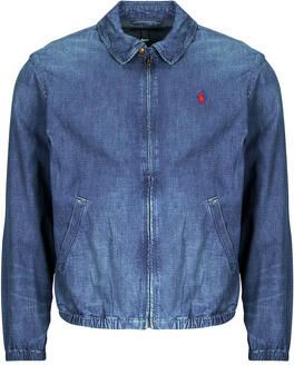 Polo Ralph Lauren Jeansjack met logostitching model 'BAYPORT'