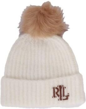 Ralph Lauren Dames Pom Gebreide Muts Beige Dames