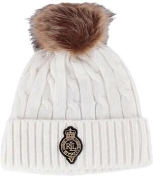 Lauren Ralph Lauren Gebreide muts met pompom
