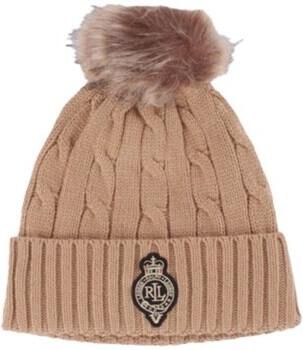Lauren Ralph Lauren Gebreide muts met pompom