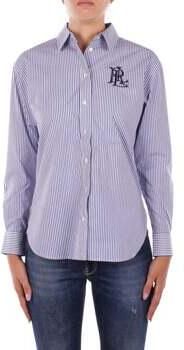 Lauren Ralph Lauren Regular fit overhemdblouse met logostitching model 'KOTTA' - Foto 6