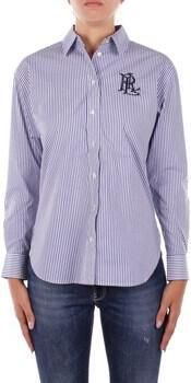 Lauren Ralph Lauren Regular fit overhemdblouse met logostitching model 'KOTTA' - Foto 6