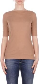Lauren Ralph Lauren T-shirt met geribde boothals model 'JUDY' - Foto 6