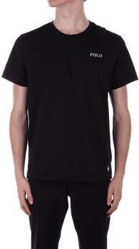 Polo Ralph Lauren Underwear T-shirt met labelprint model 'LIQUID COTTON'