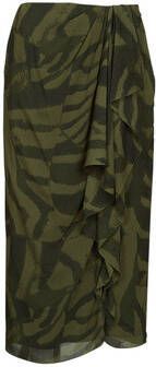 Lauren Ralph Lauren Midirok met all-over motief model 'KUADAMA-MID-FULL'