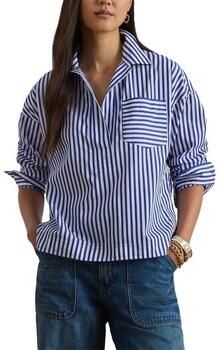 Lauren Ralph Lauren Regular Fit overhemdblouse van puur katoen - Foto 5