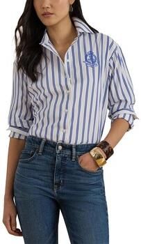 Lauren Ralph Lauren relaxed fit overhemdblouse van puur katoen - Foto 5