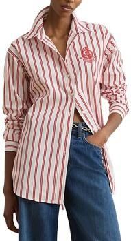 Lauren Ralph Lauren relaxed fit overhemdblouse van puur katoen