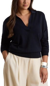 Lauren Ralph Lauren relaxed fit pullover van katoenmix met polokraag - Foto 4