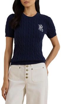 Lauren Ralph Lauren Gebreide pullover met geribde boorden Model 'EYELAH'