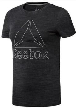 Reebok Sport T-shirt Korte Mouw EL Marble Logo Tee