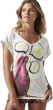 Reebok Sport T-shirt Korte Mouw Pop Art