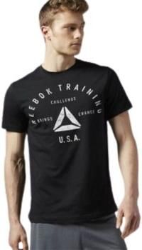Reebok Sport T-shirt Korte Mouw Stamp