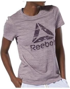 Reebok Sport T-shirt Korte Mouw TE Marble Logo Tee