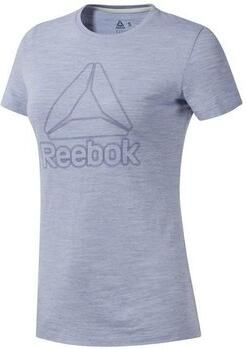 Reebok Sport T-shirt Korte Mouw TE Marble Logo Tee