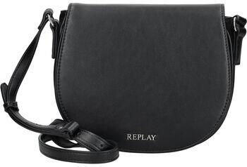 Replay Polyethyleen Handtas met Polyester Voering Black Dames