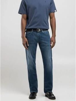 Replay Straight fit jeans met steekzakken model 'GROVER' - Foto 5