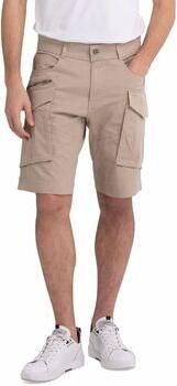 Replay Beige Katoenen Heren Shorts Lente Zomer Beige Heren