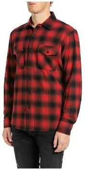 Replay Overhemd Lange Mouw Chemise manches longues multicolore