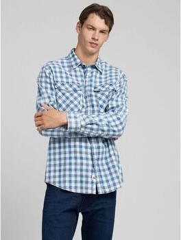 Replay Overhemd Lange Mouw M4151.52822-010 INDIGO