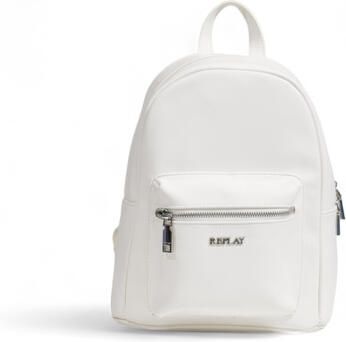Replay Polyethyleen Rugzak met Polyester Voering White Dames