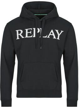 Replay Hoodie met capuchon Black Heren