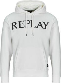 Replay Hoodie met capuchon White Heren