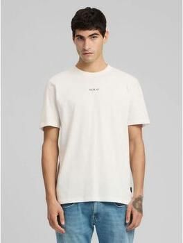 Replay T-shirt Korte Mouw M3098.2660-011 NATURAL WHITE - Foto 3
