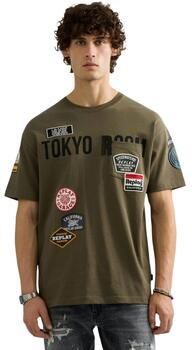 Replay T-shirt Korte Mouw RELAXED + TASCHINO + CATENELLA M13MA .000.7242KW