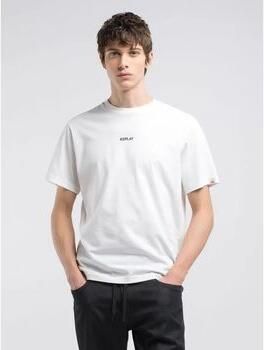 Replay Katoenen T-shirt White Heren - Foto 2
