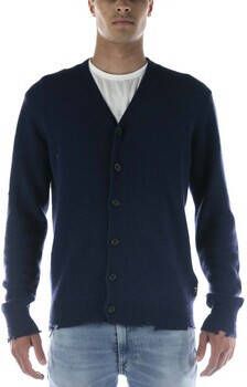 Replay Sweater Cardigan Blu