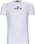 Replay Witte T-shirt Collectie Herfst Winter 2023 2024 White Heren - Thumbnail 1
