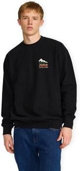 Revolution Sweaters Printed Crewneck Sweatshirt 2812 TER Black-melange