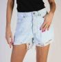 Richmond Dames Korte Broek van Katoen voor Lente Zomer Blue Dames - Thumbnail 1