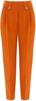 RINASCIMENTO Wortelbroek Met Knopen Cfc0116707003 Brown Dames