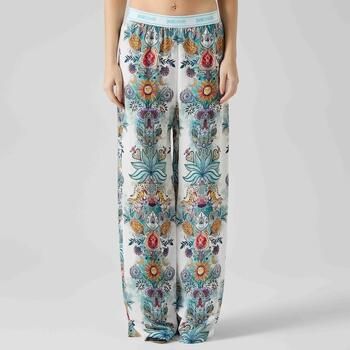 Roberto Cavalli Broek 80PAA120PANTALONELARGOFANTASIATROPICALE
