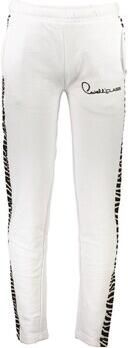 Cavalli Class Sportieve witte herenbroek met elastische taille White Heren