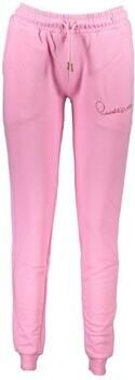 Cavalli Class Sportieve Roze Damesbroek met Borduursel Pink Dames