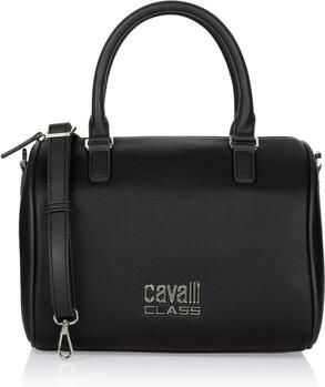 Cavalli Class Handtas met rits en twee handvatten Black Dames