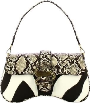Just Cavalli Gedrukte Multicolor Tas met Slang Patroon Multicolor Dames