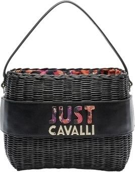 Just Cavalli Zwarte Schoudertas voor Vrouwen Black Dames