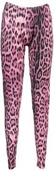 Cavalli Class Roze Leggings voor Dames met Print en Logo Pink Dames