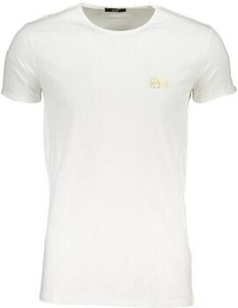 Cavalli Class Wit Katoenen Bedrukt Logo T-Shirt White Heren - Foto 2