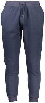 Cavalli Class Blauwe sportieve elastische taille broek voor dames met borduurwerk Blue Dames