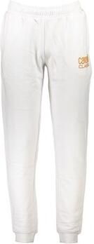 Cavalli Class Sportieve witte herenbroek met elastische taille White Heren