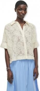 ROUGE EDIT Dames Blouses Roukyoto 2 4 Shirt Wit - Foto 4