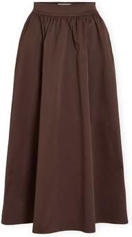 ROUGE EDIT Dames Rokken Roudetta Hw Ankle Skirt r Bruin - Foto 5