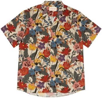 Rvlt Revolution Overhemd Lange Mouw Cuban Shirt 3926 Khaki