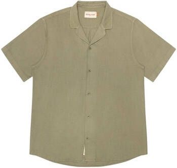 Rvlt Revolution Overhemd Lange Mouw Cuban Shirt 3927 Light Green